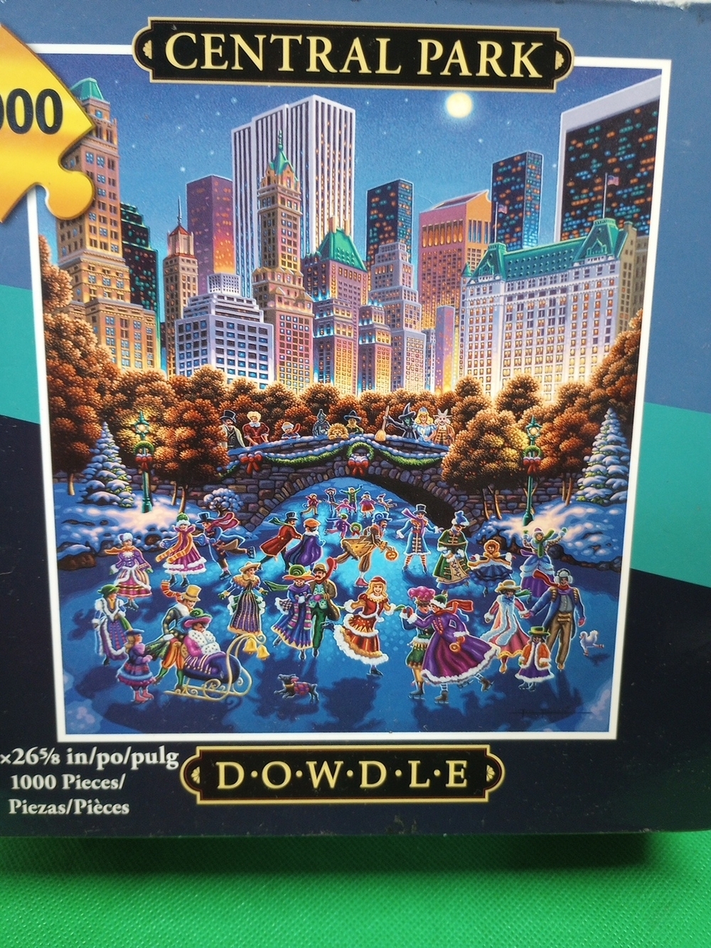 Central Park Ice Skaters Puzzle  Dowdle 1000 Piece Puzzle